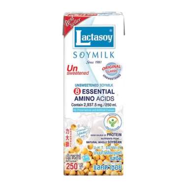 LACTASOY UNSWEETENED 250ML