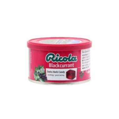 Ricola blackcurrant candy tin 100gr