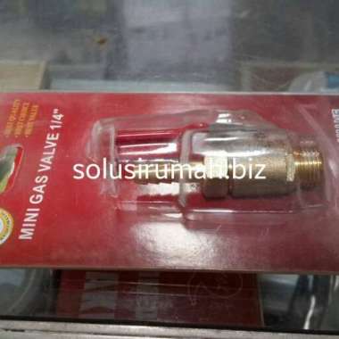 Kran gas 1/4  selang 1/4;kompresor mini gas valve move mini gas valve