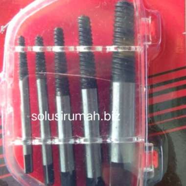 lHANDTAP BALIK SCREW EXTRACTOR SPIRAL 5PCS BAUT ULIR BALIK