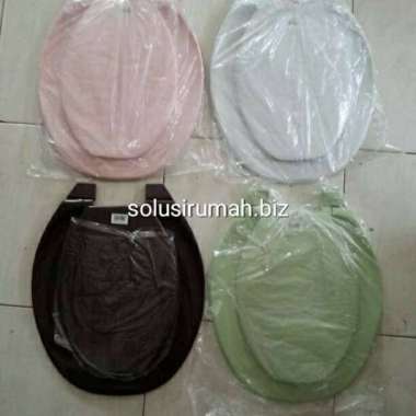 TUTUP CLOSET warna umum 1PCS seat cover u closed duduk 1bj penutup - pink merah muda