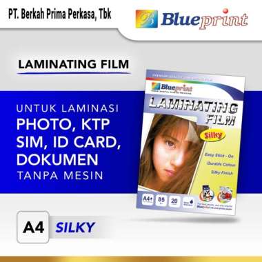 BLUEPRINT Kertas Laminating / Laminating Silky Photo Paper Film A4