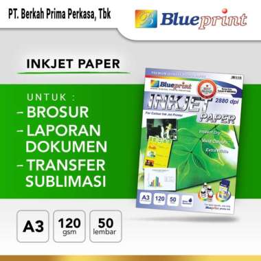 BLUEPRINT Kertas Inkjet / Inkjet Photo Paper A3 120 gsm