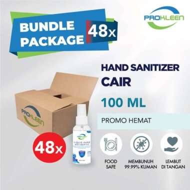 [BUNDLE] Hand Sanitizer CAIR 70% Food Grade PROKLEEN 100mL - 48pcs