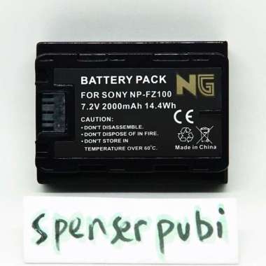 Baterai SONY A6600 A7C A7R Mark IV A7R Mark III A7 Mark III A9 Mark II Alpha A9 NP-FZ100 Battery