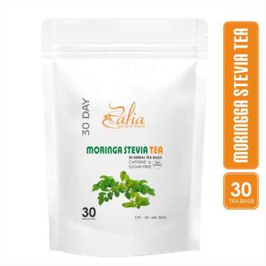 Moringa Stevia Tea / Teh Daun Kelor Plus Daun Manis ( isi 30 tea bags )