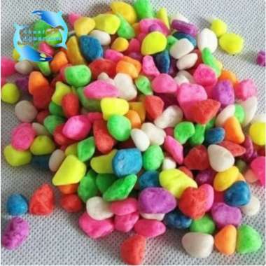 BATU HIASAN AQUARIUM AQUASCAPE | BATU WARNA WARNI | BATU TAIWAN 250 GR | HIAS POT/TAMAN | BATU HIAS