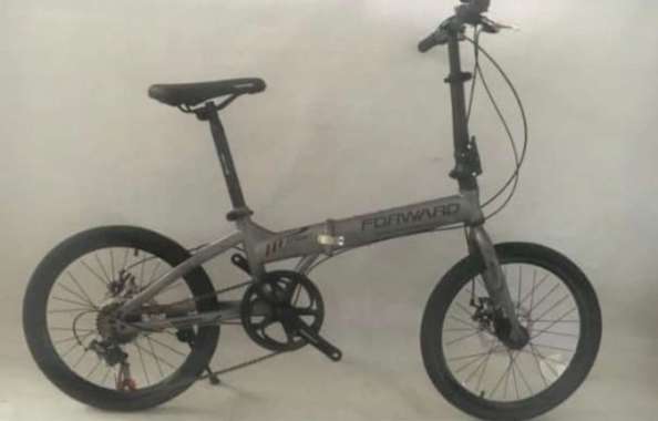 Sepeda Lipat Folding Bike Forward 20 inch 7 Speed Rem Cakram SNI Garansi Grey