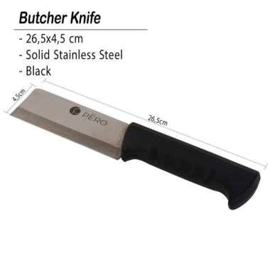 PERO BUTCHER KNIFE - BLACK ORI 100% Multicolor