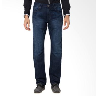 Wrangler Greensboro Celana Denim Pria - Dark Blue [SP7BC01P16]
