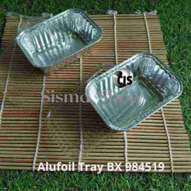 Alumunium foil cup BX 984519 / Aluminium Foil tray + Tutup (Paket 20 pcs)