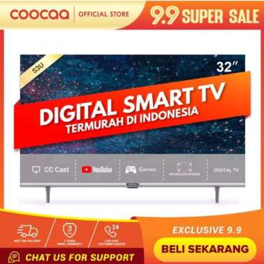 LED TV CooCaa Smart Digital 32S3U 32" Inch / LED Tv CooCaa 32 Inch