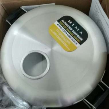 BIMA : BAKING PAN 28 CM ALUMUNIUM - PANCI PEMANGGANG KUE 8 telur ORI 100% Multicolor