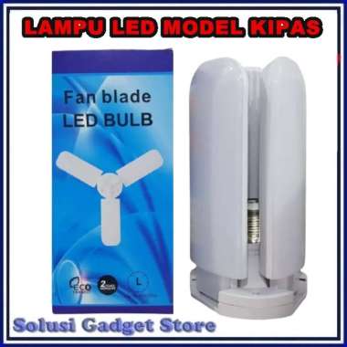 Lampu LED Model Kipas 3 Baling 45 Watt Cahaya Putih - Lampu Bohlam LED