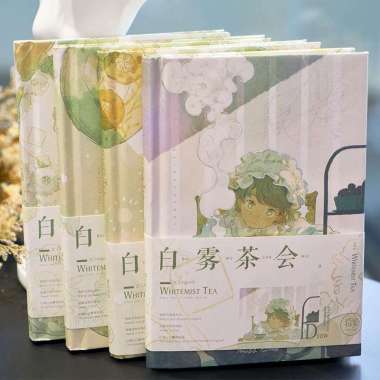 Buku Tulis / Notebook / Whitemist Tea Hardcover Buku Catatan Harian