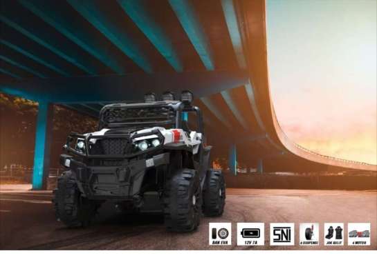 Yukita 908 Rhinos Mobil Aki Mainan Anak