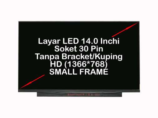 HP Layar LCD LED Laptop HP 14S 14S-CF 14S-CF0044TX 14S-CF2004TX Series LKUN140S0HDTB30 hitam