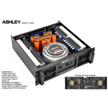 Power Ashley V1500i Original Power Ampli Ashley Class H