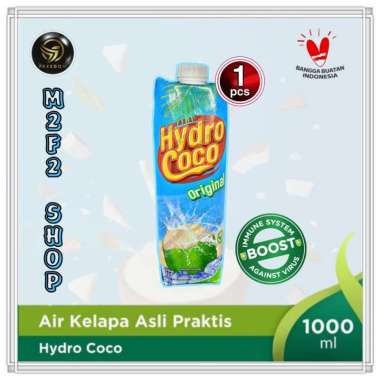 Minuman Air Kelapa Hydro Coco Original - 1000 ml | 1 Liter (Kemasan Satuan)