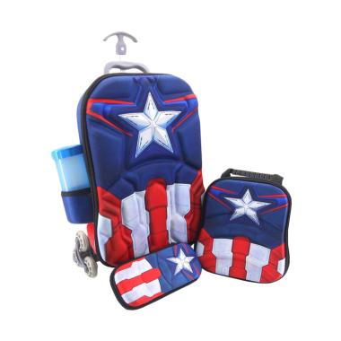 DJ Fashion 0645 3D 4in1 Set Tas Sekolah Anak