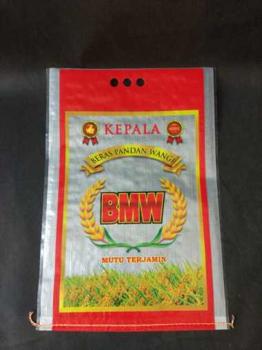 Karung Beras Laminasi BMW 5 kg β Ukuran 30x45 cm (Isi 50 pcs)