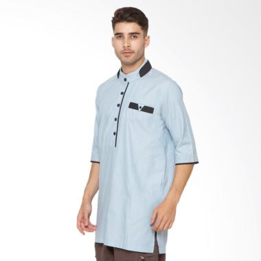 Zayidan Azzam Gamis Baju Muslim Pria - Biru