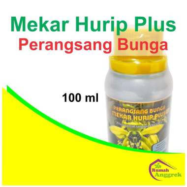 Mekar Hurip Plus Bunga 100 ml vitamin khusus anggrek aglonema tanaman hias anti stress MHP MH Nurser