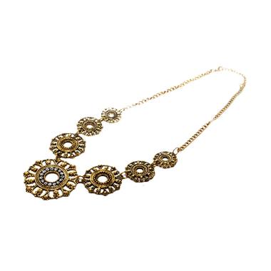 Shvana Etnik Xaviera Kalung - Emas