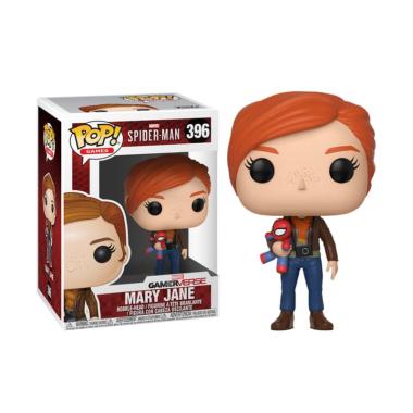 Funko POP! Games Marvel's Spider-Man PS4 - Mary Jane with Plush #396 Action Figure