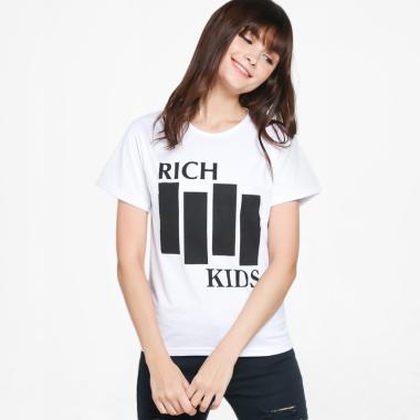 JCLOTHES Kaos Wanita Tumblr Tee Branded Rich Kids