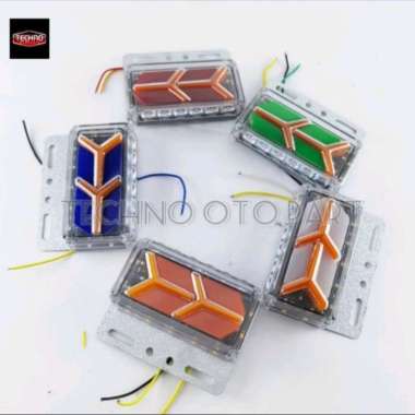 Lampu Led Samping Bak Truk Model Pesawat Terbaru 30LED 24v
