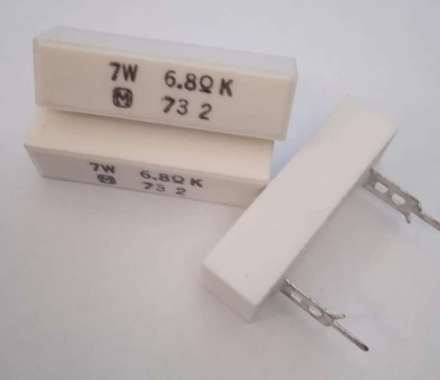 Resitor Keramik 7W 6.8Ohm 6.8 Ohm