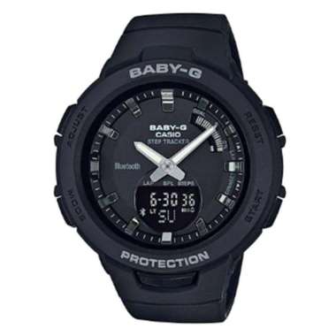 CASIO ORIGINAL - CASIO BABY-G BSA-B100-1ADR - JAM TANGAN WANITA JAM WANITA - RUBBER BABYG BABY G CAS