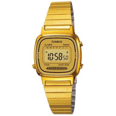 CASIO ORIGINAL - CASIO LA670WGA-9 - JAM TANGAN WANITA JAM WANITA - STAINLESS CASIO LA-670WGA-9 LA 67