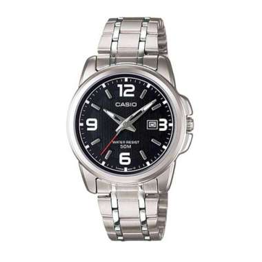CASIO ORIGINAL - CASIO LTP-1314D-1AV - JAM TANGAN WANITA JAM WANITA - STAINLESS CASIO LTP-1314D-1A L