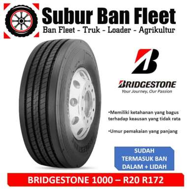 Bridgestone 1000/20 R172 Ban Truk 10.00 - R20 16PR RADIAL FULL SET
