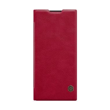 Nillkin Qin Leather Flip Casing for Sony Xperia XA2 Plus or Sony Xperia XA2 Plus Dual Red