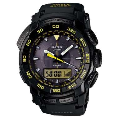 CASIO ORIGINAL - CASIO PROTREK PRG-550-1A9DR - JAM TANGAN PRIA JAM PRIA LA - RUBBER PRO TREK CASIO P