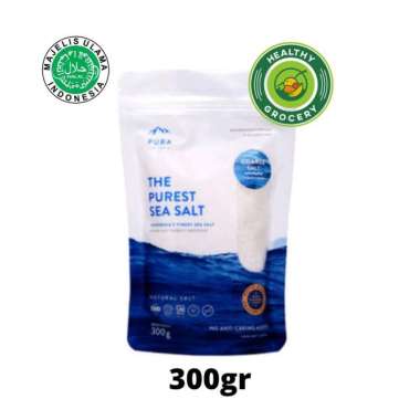 Pura The Purest Sea Salt Coarse Salt 300gr / Natural Salt / Garam Kasar
