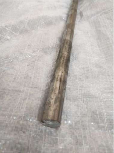 As Besi Bulat Batangan Diameter 32 mm 32mm Panjang 20cm 20 cm