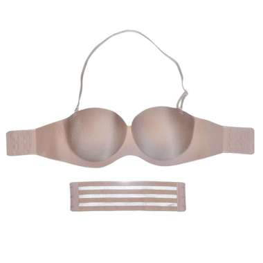 201181-Cynthia Liposuit Strapless Bra (Stripe Extention) BROWN C