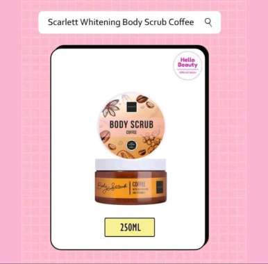 Scarlett Whitening Lulur Scarlett Scarlett Coffee