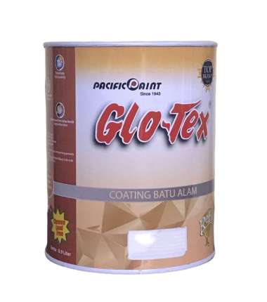 Cat Batu Alam Glotex Stone Coating 0.91 liter Clear Gloss