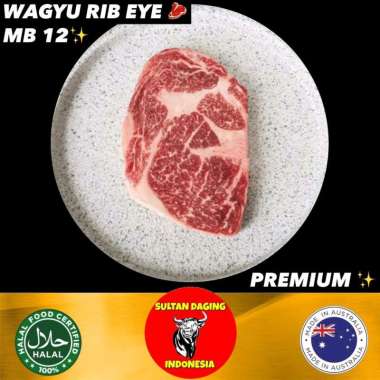 WAGYU RIB EYE MB 12 PREMIUM 300 GRAM IMPORT DARI AUSTRALIA/ RIBEYE MB12 BEEF/ WAGYU MB12 AUSSIE/ WAG