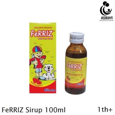 Ferriz Sirup 100ml Suplemen Makanan Zat Besi untuk Anak Syrup