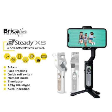 Brica B-Steady bsteady XS Gimbal Stabillizer 3 Axis -Resmi - Hitam