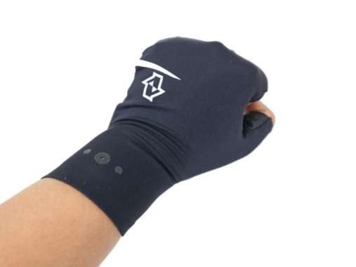 Avelio Half Ironcross Premium Sarung Tangan Sepeda Hitam XXS.SX