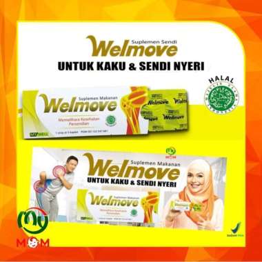 [BPOM] Welmove Suplemen Makanan Isi 5 Kaplet / Wellmove Vitamin Kesehatan Sendi / MY MOM