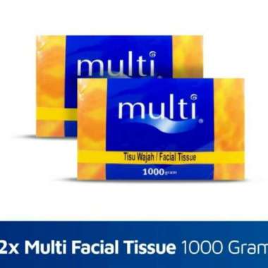 Multi Facial Tissue Tissu Wajah 1000 Gr Twin Pack