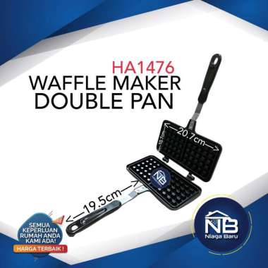 Double Waffle Pan Maker Croffle Pancake